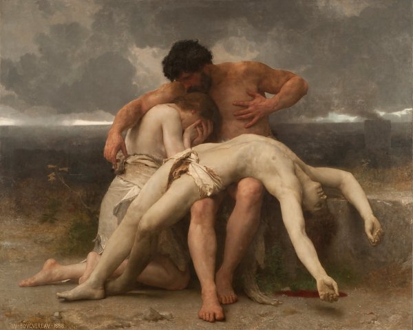 William Adolphe Bouguereau El primer duelo Wandbild