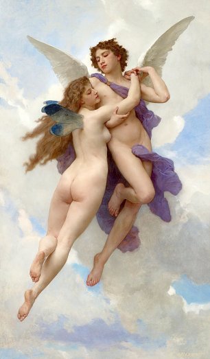 William Adolphe Bouguereau L Amour et Psych Wandbild