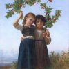 William-Adolphe-Bouguereau-La-Branche-de-Cerisier