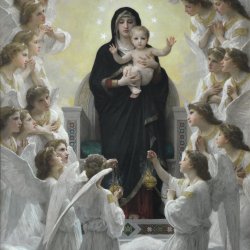 William-Adolphe-Bouguereau-La-Vierge-aux-anges