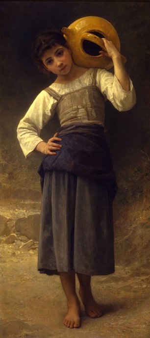 William Adolphe Bouguereau La fille de l eau Wandbild