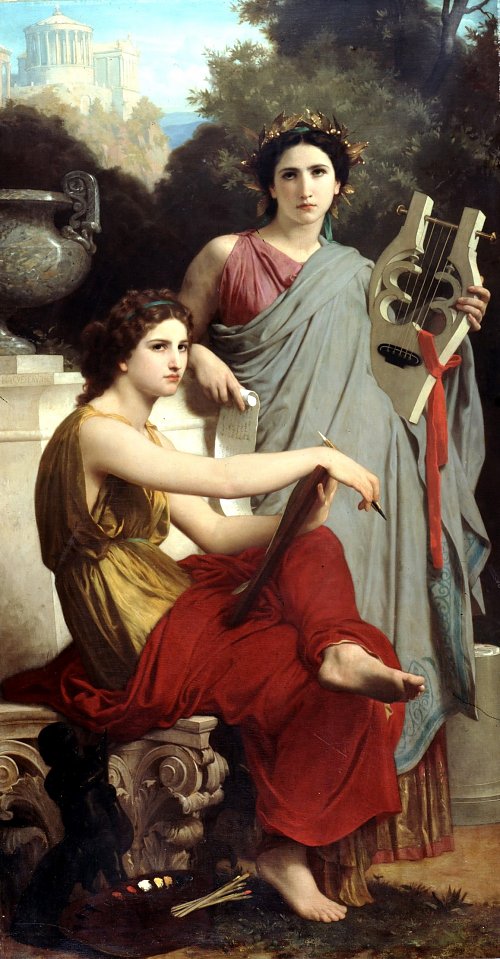 William Adolphe Bouguereau Lart et la litterature Wandbild