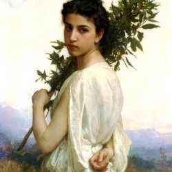 William-Adolphe-Bouguereau-Laurel-Branch