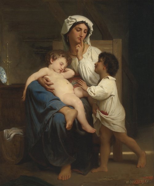 William Adolphe Bouguereau Le sommeil Wandbild