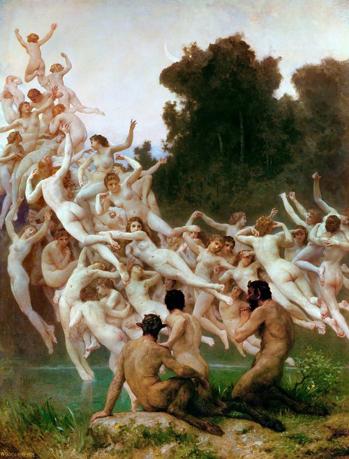 William Adolphe Bouguereau Les Oreades Wandbild