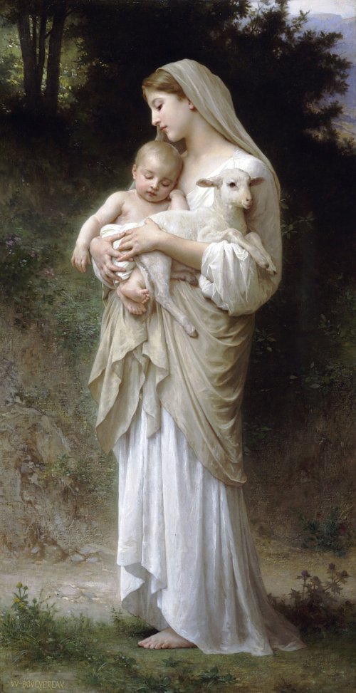 William Adolphe Bouguereau Linnocence Wandbild