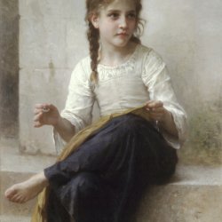 William-Adolphe-Bouguereau-Sewing