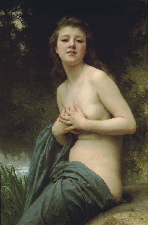 William Adolphe Bouguereau Spring Breeze Wandbild