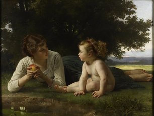 William Adolphe Bouguereau Tentation Wandbild