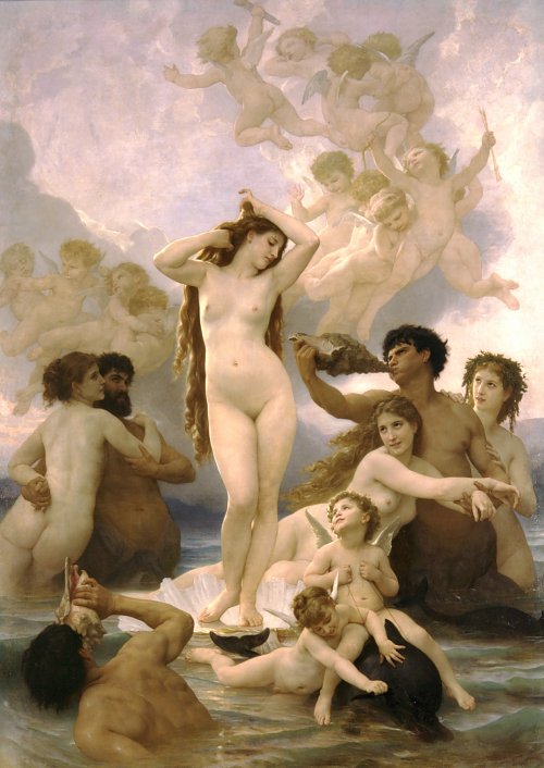 William Adolphe Bouguereau The Birth of Venus Wandbild