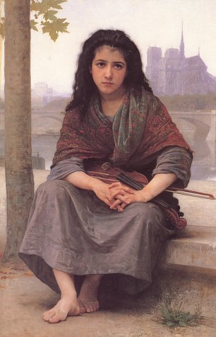 William Adolphe Bouguereau The Bohemian Wandbild