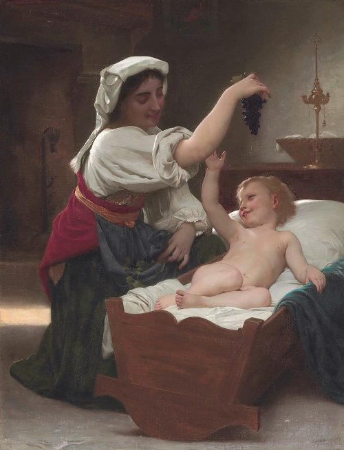 William Adolphe Bouguereau The Bunch Of Grapes Wandbild