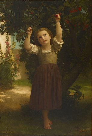 William Adolphe Bouguereau The Cherry Picker Wandbild
