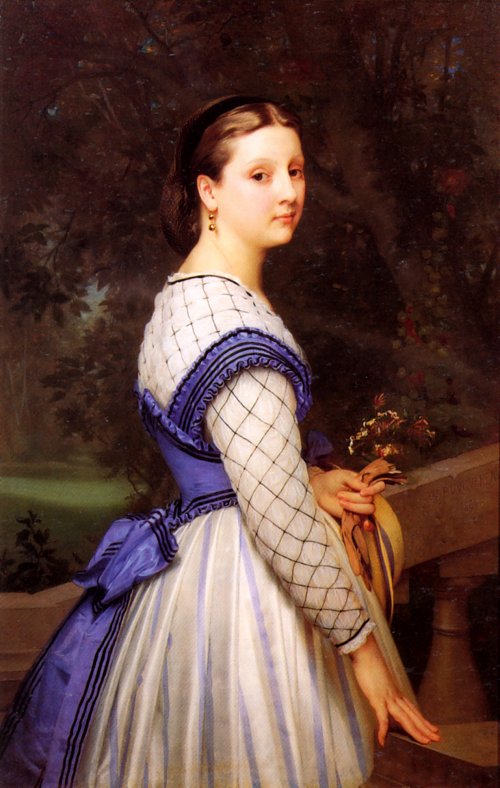 William Adolphe Bouguereau The Countess de Montholon Wandbild