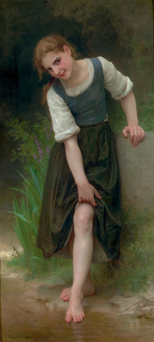 William Adolphe Bouguereau The Ford Wandbild