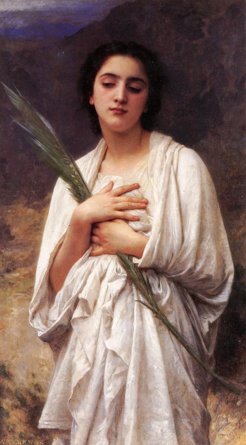 William Adolphe Bouguereau The Palm Leaf Wandbild