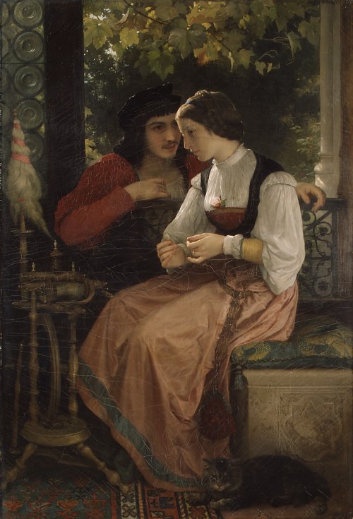 William Adolphe Bouguereau The Proposal Wandbild