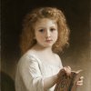 William-Adolphe-Bouguereau-The-Story-Book