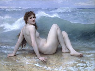 William Adolphe Bouguereau The Wave Wandbild