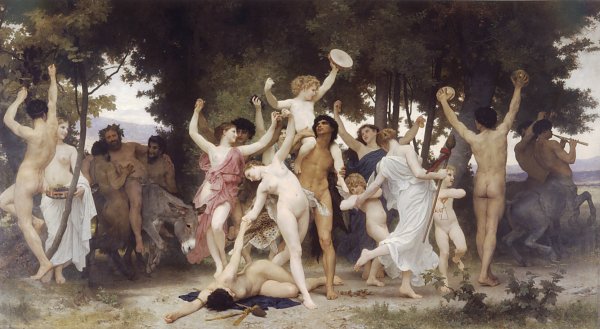 William Adolphe Bouguereau The Youth of Bacchus Wandbild