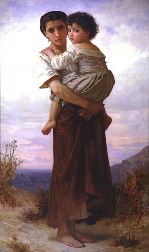 William Adolphe Bouguereau Young Gypsies Wandbild