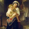 William-Adolphe-Bouguereau-Young-Mother-Gazing-At-Her-Child