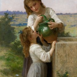 William-Adolphe-Bouguereau-a-la-fontaine