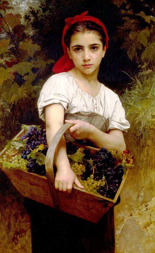 William Adolphe Bouguereau the grape picker Wandbild