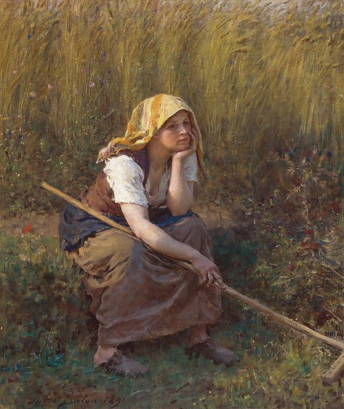 Jules Breton Summer Wandbild