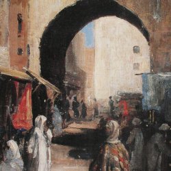 Frank-Buchser-Stadttor-in-Fes