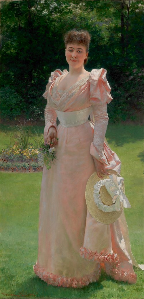 Vlaho Bukovac Mrs Richard Le Doux Wandbild
