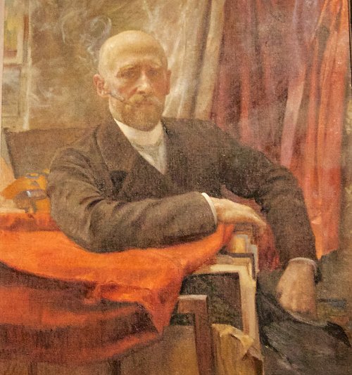 Vlaho Bukovac self portrait Wandbild