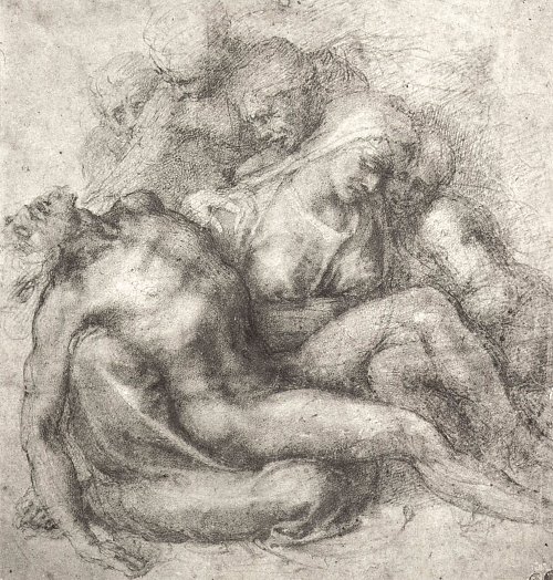 Michelangelo Buonarroti Beweinung Christi Wandbild