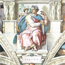 Michelangelo-Buonarroti-Sixtinische-Kapelle-Sibyllen-und-Propheten-Der-Prophet-Jesaja