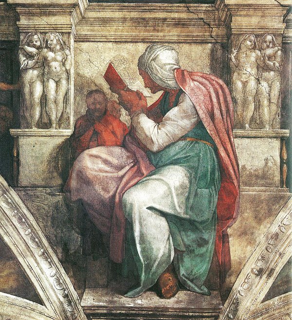 Michelangelo Buonarroti Sixtinische Kapelle Sibyllen und Propheten Der persische Sibylle