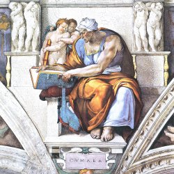 Michelangelo-Buonarroti-Sixtinische-Kapelle-Sibyllen-und-Propheten-Die-Kumaeische-Sibylle