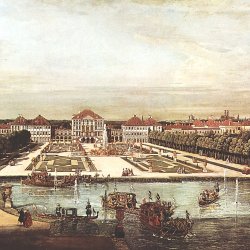 Canaletto-II-Ansicht-von-Muenchen-Schloss-Nymphenburg
