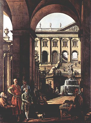 Canaletto II Capriccio Vojoda Potocki Wandbild