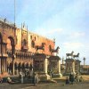 Canaletto-Capriccio-die-Pferde-von-S-marco-auf-der-Piazzetta