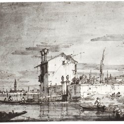 Canaletto-Insel-in-den-Lagunen