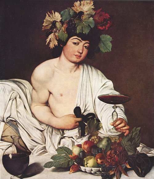 Michelangelo Caravaggio Bacchus Wandbild