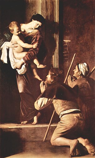 Michelangelo Caravaggio Madonna der Pilger Wandbild