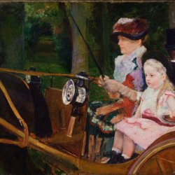 Mary-Cassatt-A-Woman-and-a-Girl-Driving