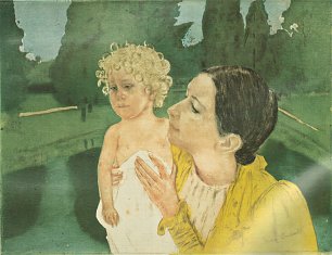 Mary Cassatt By the Pond Wandbild