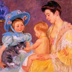 Mary-Cassatt-Children-Playing-with-a-Cat