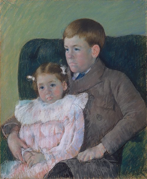 Mary Cassatt Gardner and Ellen Wandbild