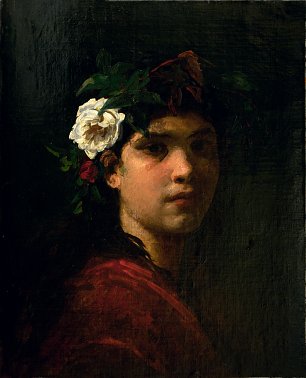 Mary Cassatt Head of a Spanish Girl Wandbild