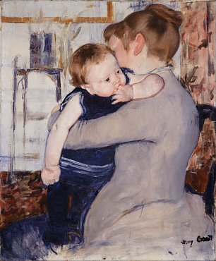 Mary Cassatt Mother and Child Wandbild