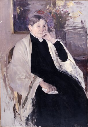Mary Cassatt Mrs. Robert S. Cassatt the Artist's Mother Wandbild