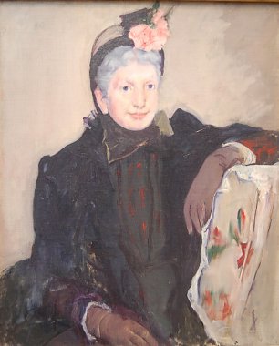 Mary Cassatt Portrait of an Elderly Lady Wandbild